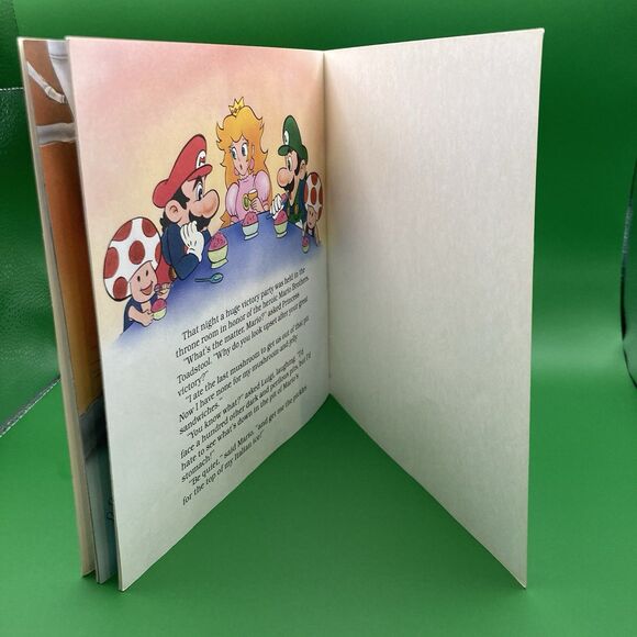 Vintage 1989 Super Mario Bros Trapped In The Perilous Pit Book Nintendo GLLB - Picture 4 of 5